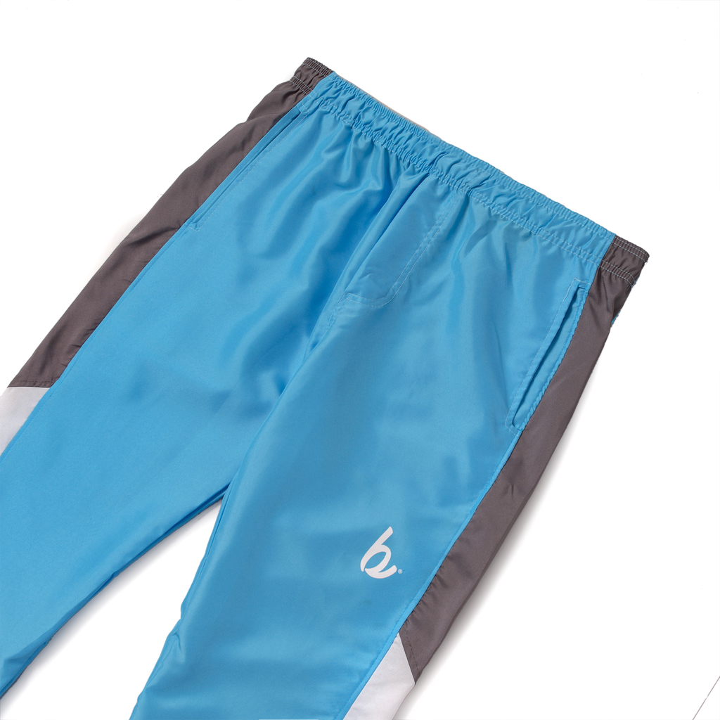 Calça Jogger Tactel Brothers Azul Bebê/Cinza - LOJA BHS