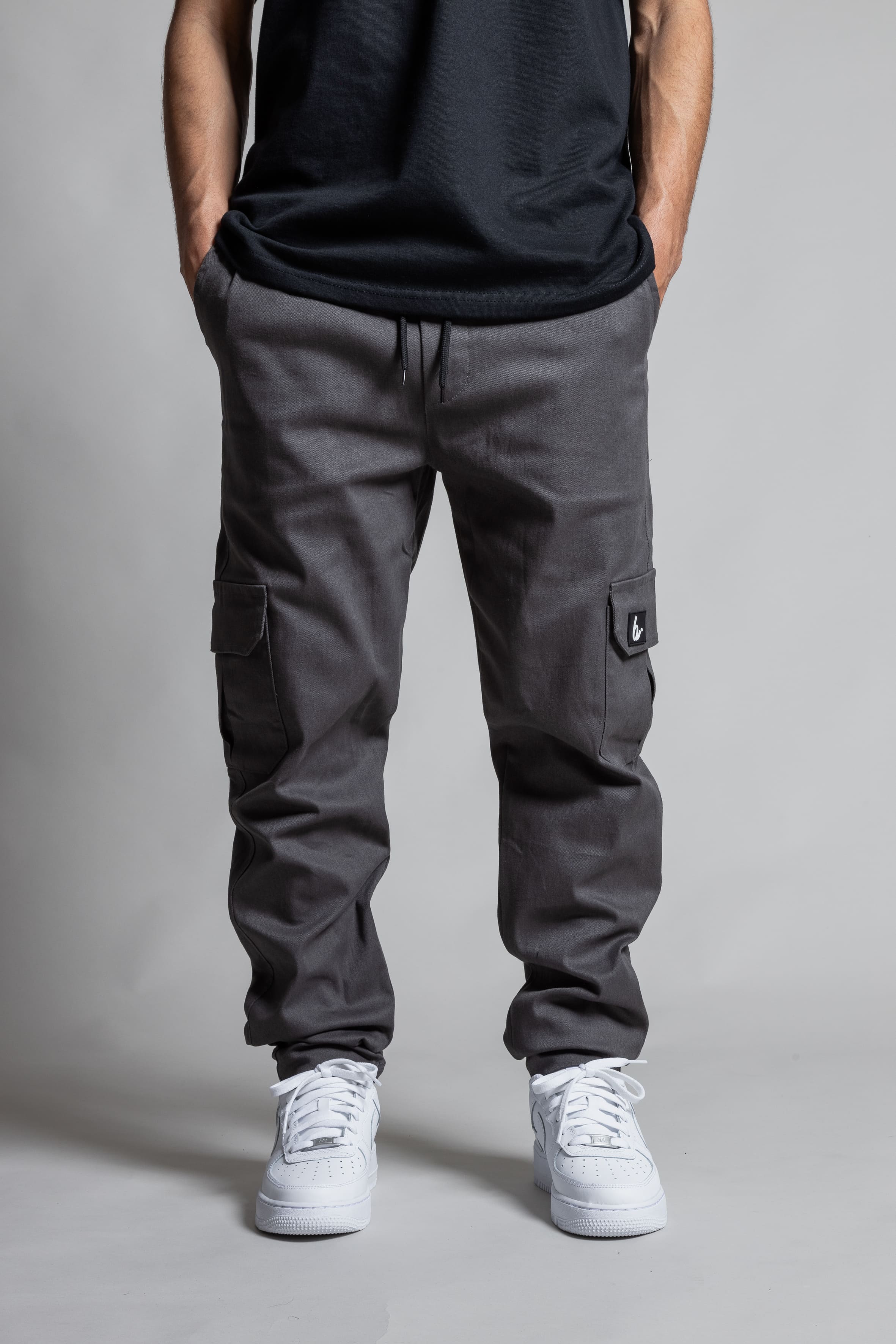 Calça Cargo Jogger Brothers Preta - LOJA BHS