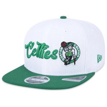 Boné New Era Boston Celtics Aba Reta Snapback Branco/Verde