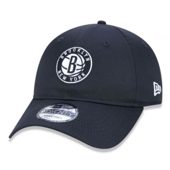 Boné New Era Dad Hat NY Brooklyn Nets Preto