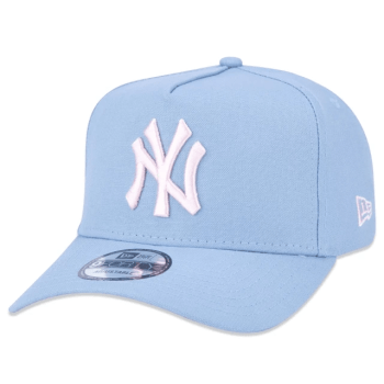 Boné New Era NY Yankees Azul Claro/Rosa