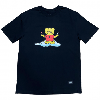 Camiseta Grizzly Peace Bear Preta