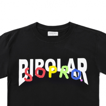 Camiseta Sopro Bipolar Preta